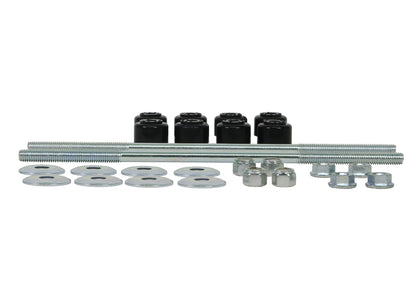 Whiteline Universal Sway Bar Link - Treaded Rod and Bushings style - 280mm With Bushings | W21810S