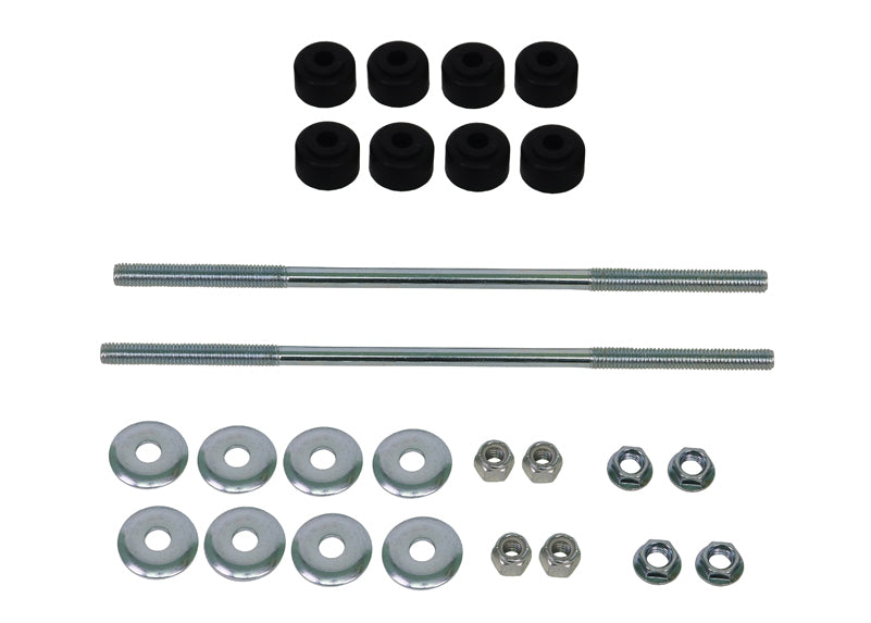 Whiteline Universal Sway Bar Link - Treaded Rod and Bushings style - 280mm With Bushings | W21810S