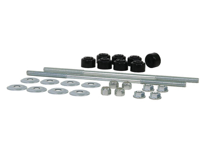 Whiteline Universal Sway Bar Link - Treaded Rod and Bushings style - 280mm With Bushings | W21810S