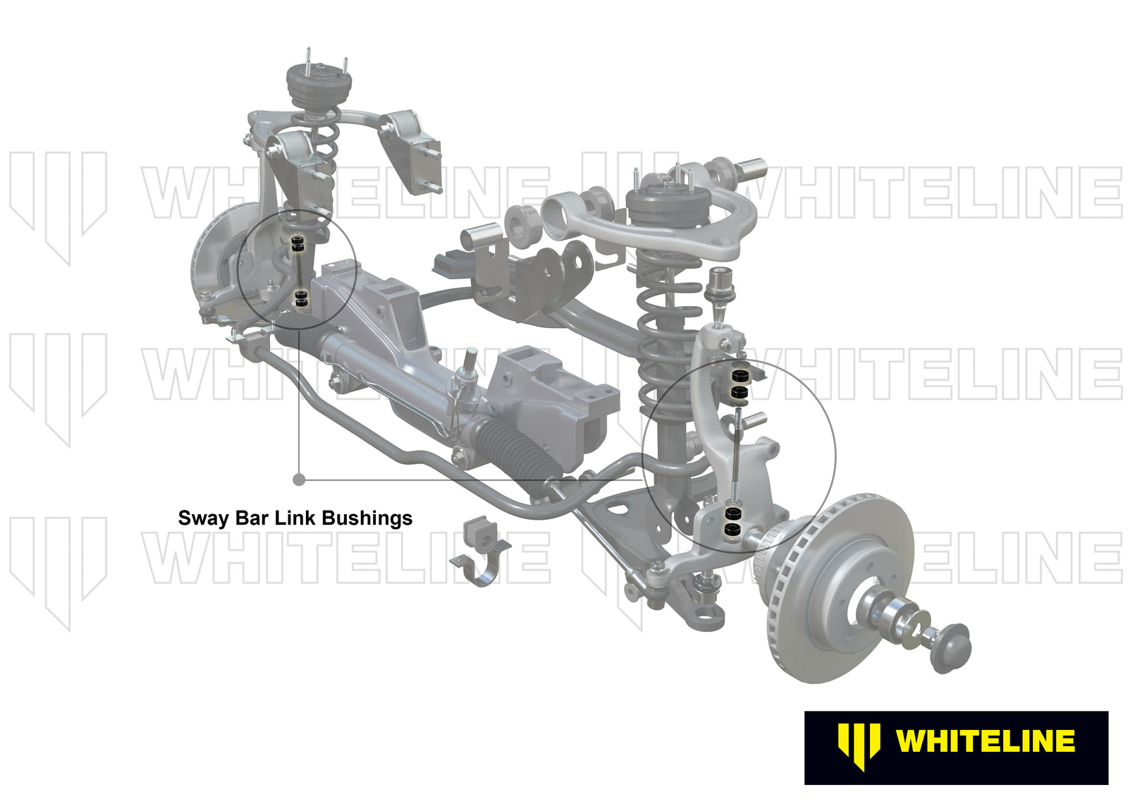 Whiteline Front Sway Bar Link - Bushing Kit to Suit4,9992,"KTFL-10 | W21865