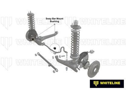 Whiteline Rear Sway Bar Mount - Bushing Kit 14mm to Suit BMW 3 Series, M3, 5 Series, M5 and Z4, Z4M