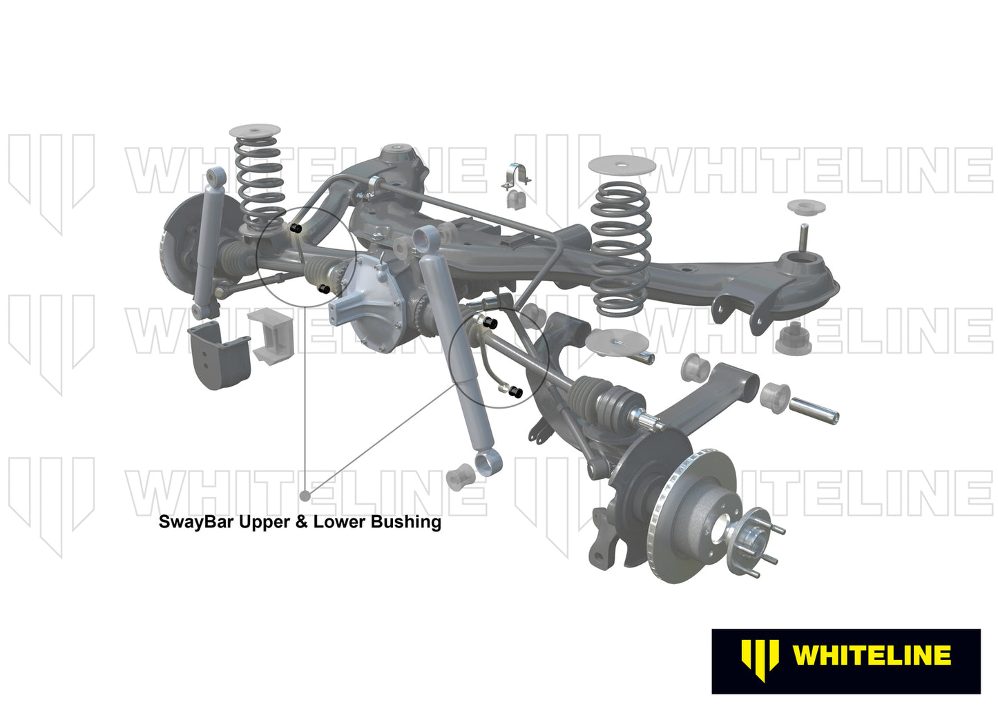 Whiteline Rear Sway Bar Link - Bushing Kit to Suit Holden Commodore VN-VX and HSV | W23034