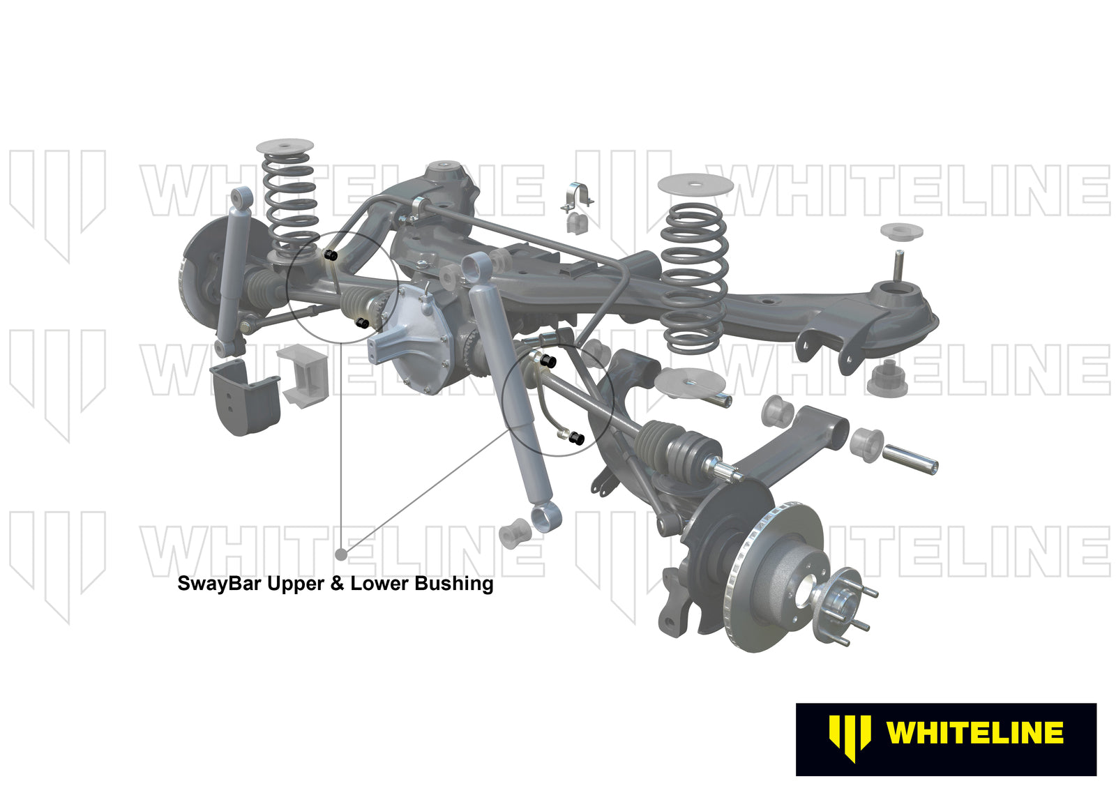 Whiteline Rear Sway Bar Link - Bushing Kit to Suit Holden Commodore VN-VX and HSV | W23034