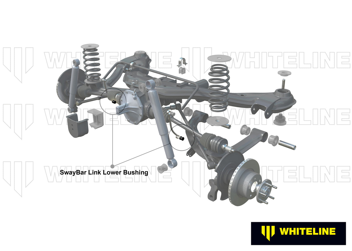 Whiteline Rear Sway Bar Link - Bushing Kit to Suit Holden Commodore VN-VX and HSV | W23034