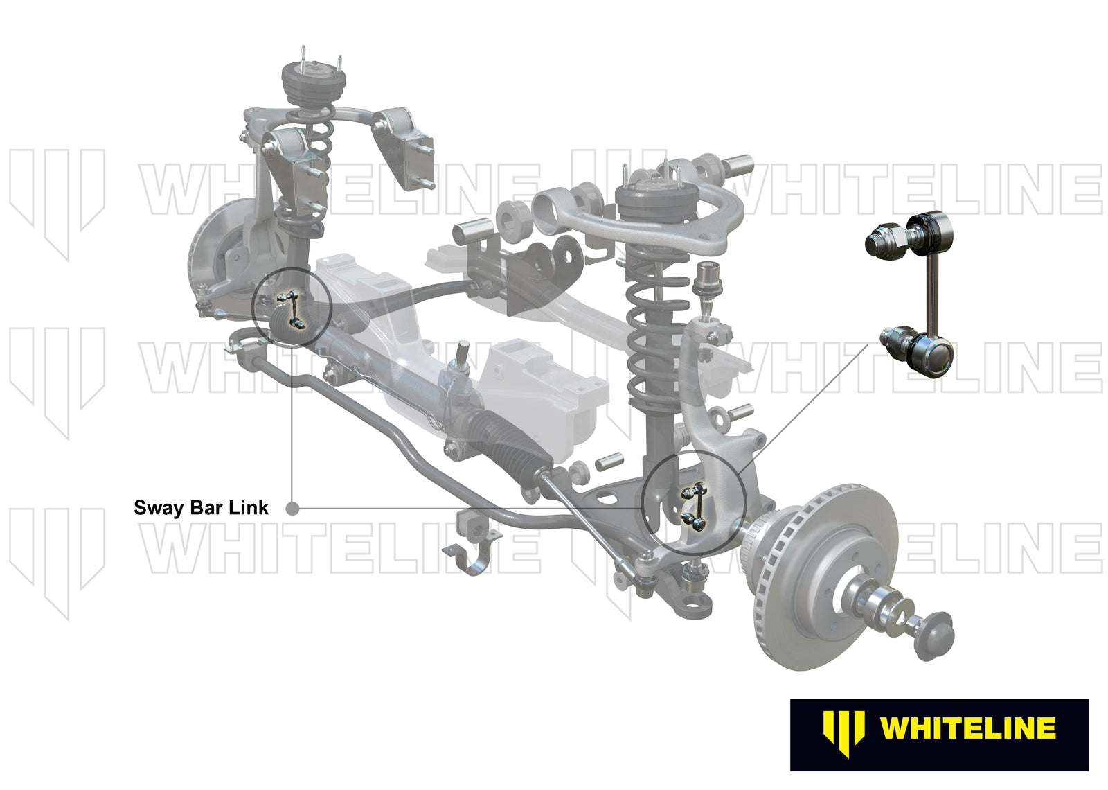 Whiteline Front Sway Bar Link to Suit Ford Falcon/Fairlane AU-BF and FPV | W23253