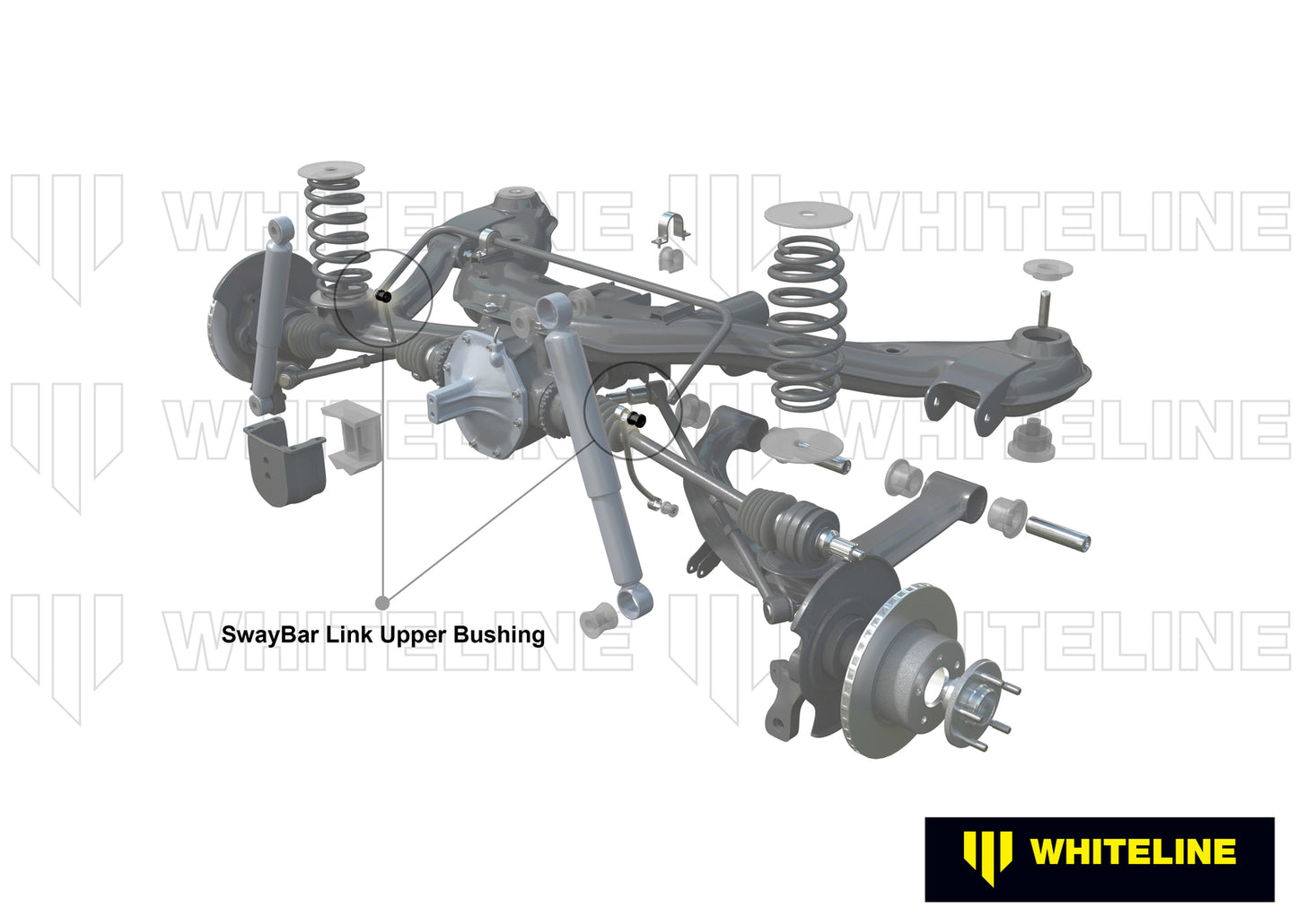 Whiteline Rear Sway Bar Link - Upper Bushing Kit to Suit Holden Commodore VN-VS and HSV | W23367