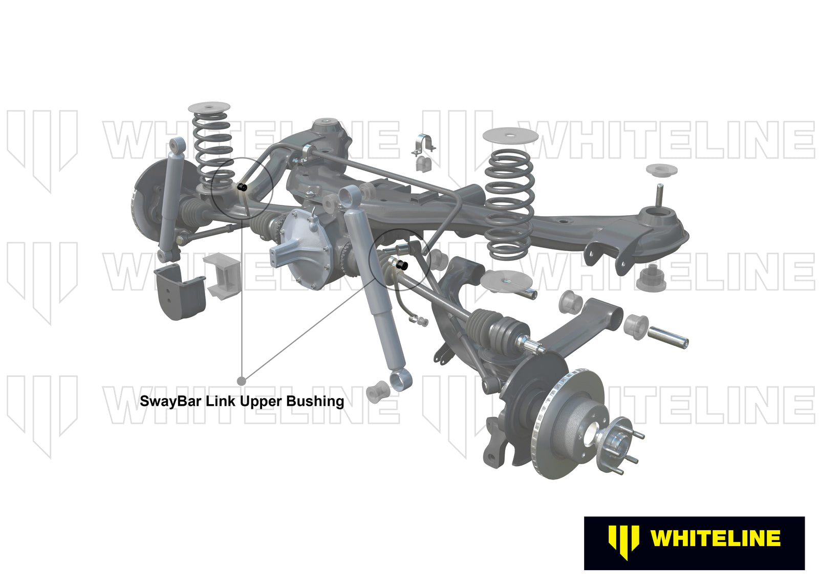 Whiteline Rear Sway Bar Link - Upper Bushing Kit to Suit Holden Commodore VN-VS and HSV | W23367