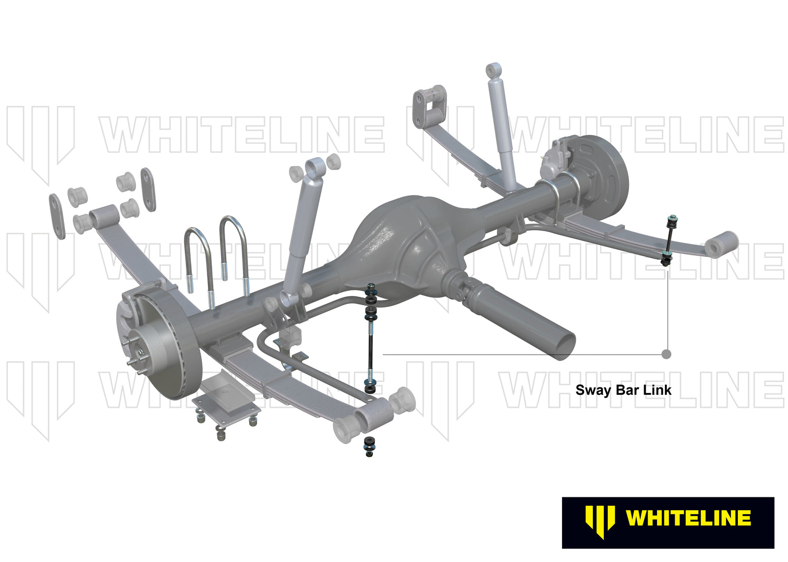 Whiteline Front Sway Bar Link to Suit Toyota Land Cruiser 70 Series | W23383