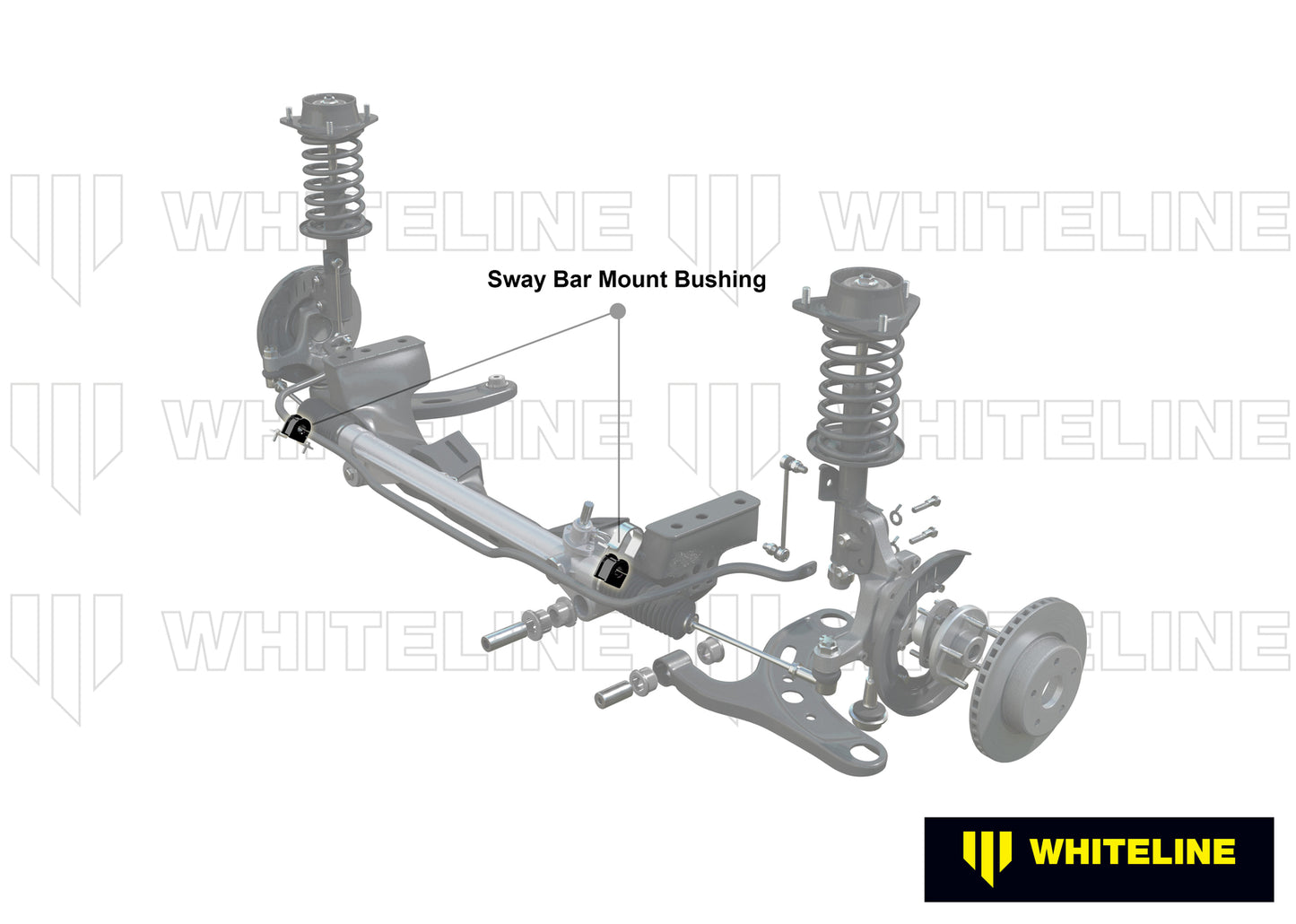 Whiteline Front Sway Bar Mount - Bushing Kit 18mm to Suit Subaru BRZ and Toyota 86 | W23447