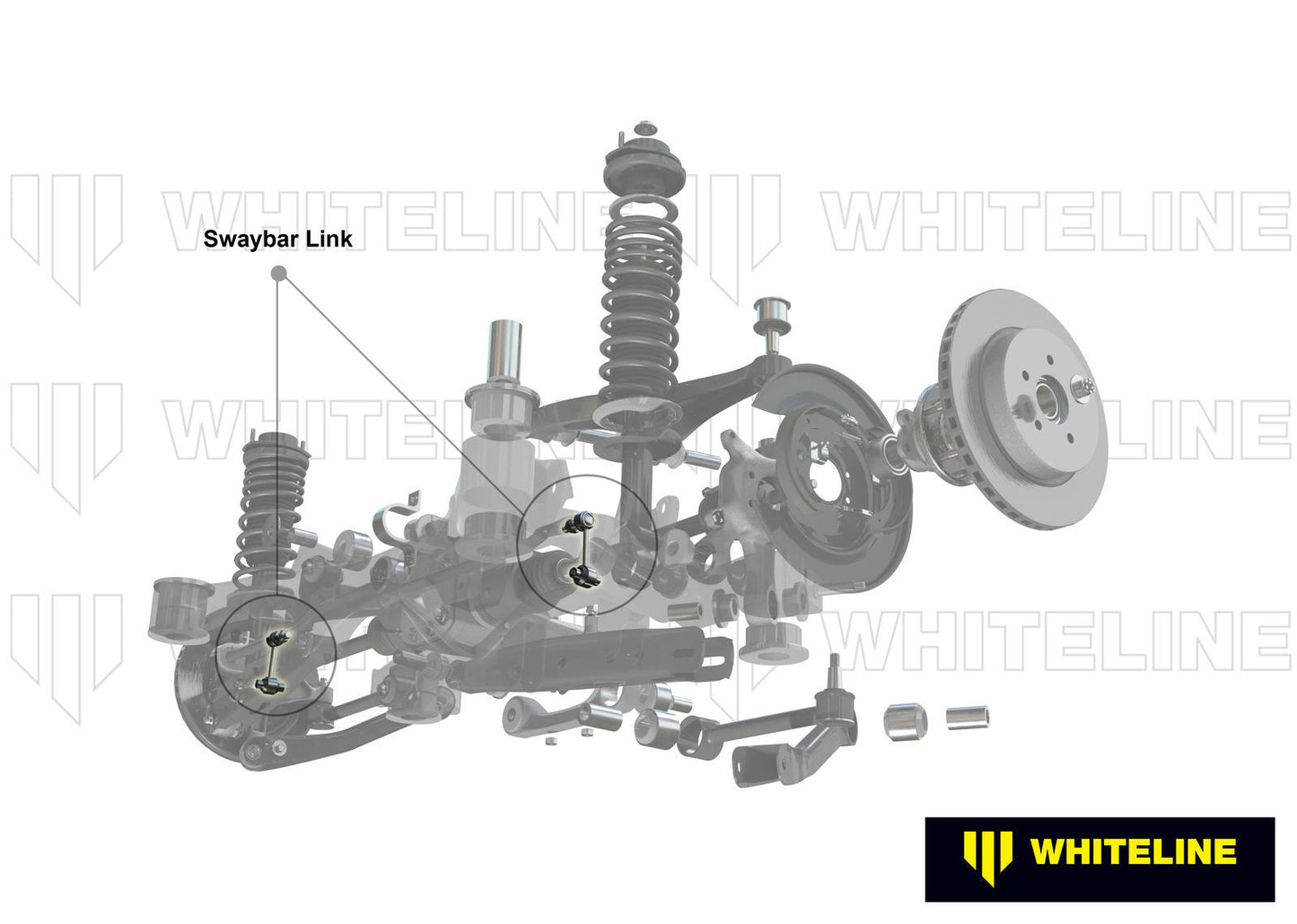 Whiteline Rear Sway Bar Link to Suit BMW 3 Series, M3, 5 Series, M5, 6 Series, M6, 7 Series | W23728