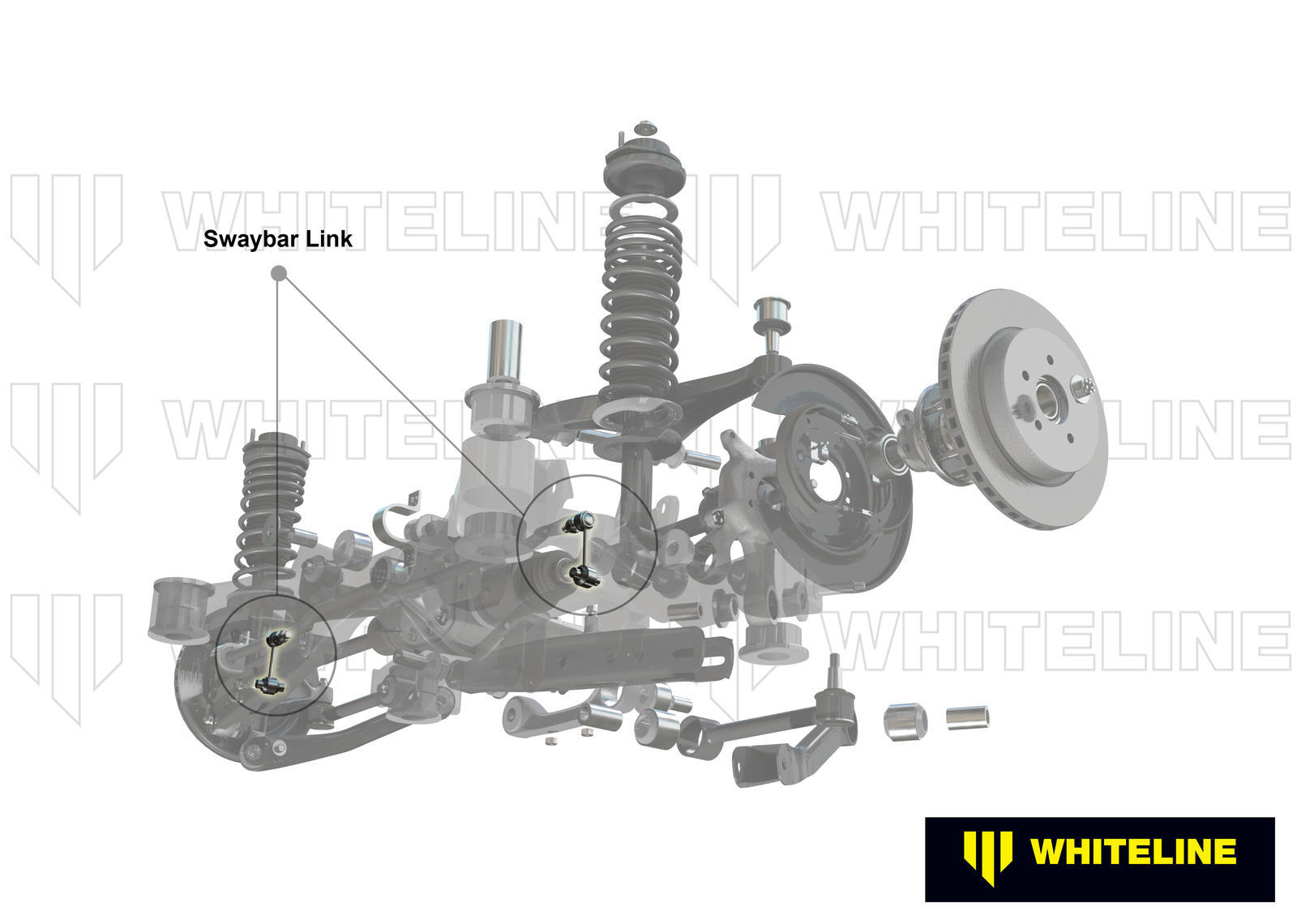Whiteline Rear Sway Bar Link to Suit Subaru BRZ, Impreza, Levorg, Liberty and Toyota 86 | W23732