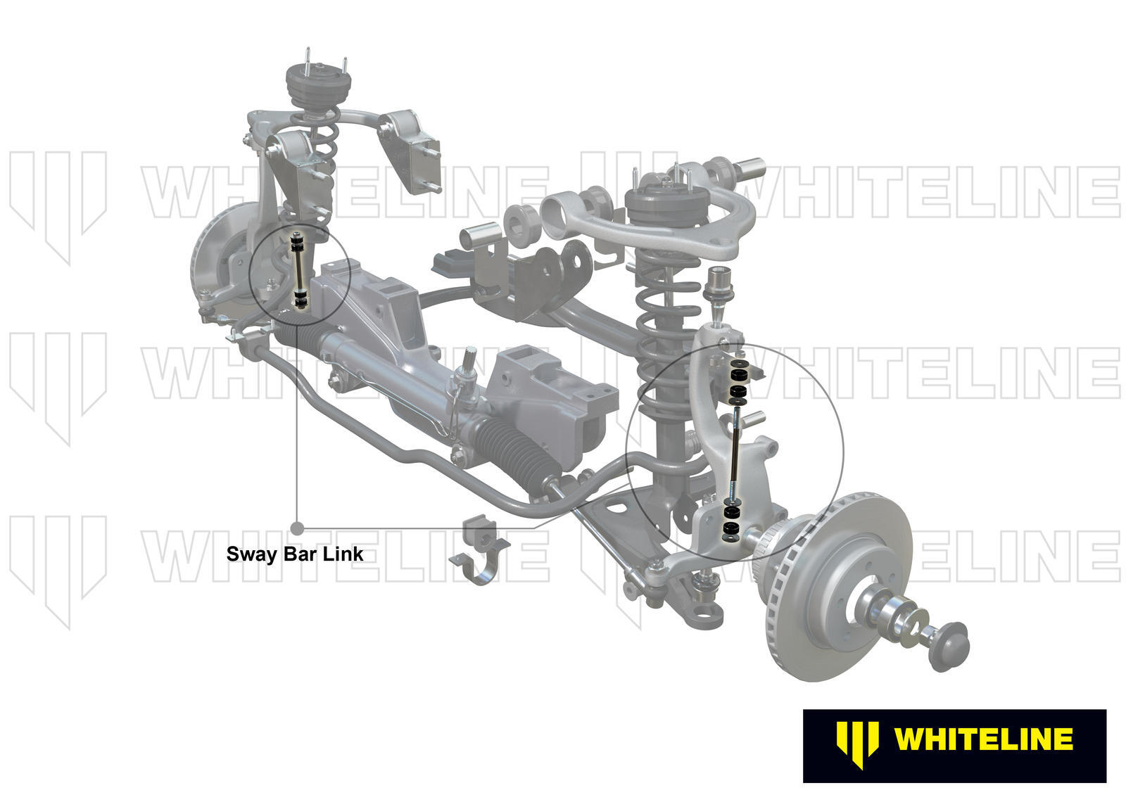 Whiteline Front Sway Bar Link to Suit Hyundai Grandeur, Sonata and XG | W23737