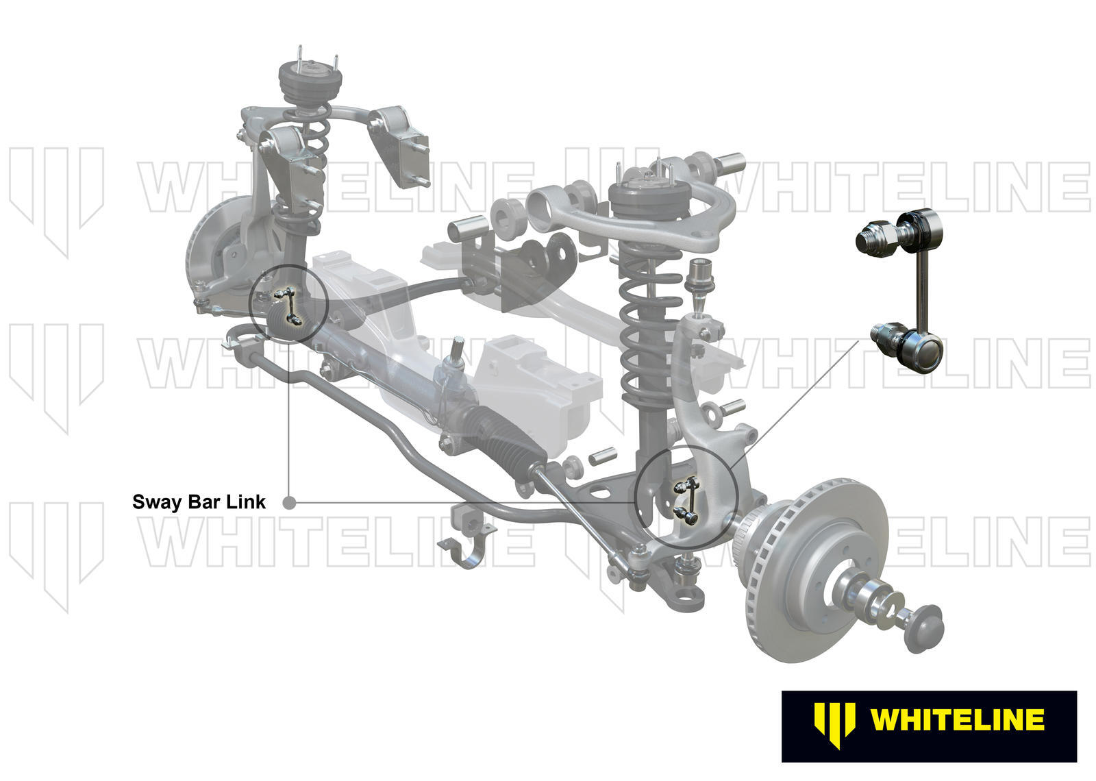 Whiteline Front Sway Bar Link to Suit Honda Accord CL, CM | W23749