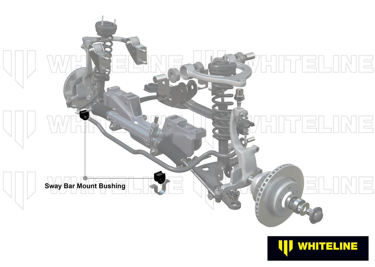 Whiteline Front Sway Bar Mount - Bushing Kit 28mm to Suit Ford Falcon/Fairlane AU-BF and FPV | W2378