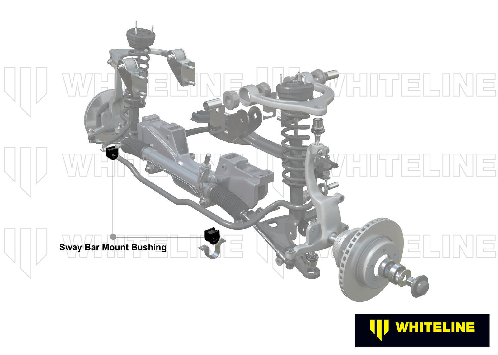 Whiteline Front Sway Bar Mount - Bushing Kit 27mm to Suit Ford Falcon/Fairlane EL-BF and FPV | W2379