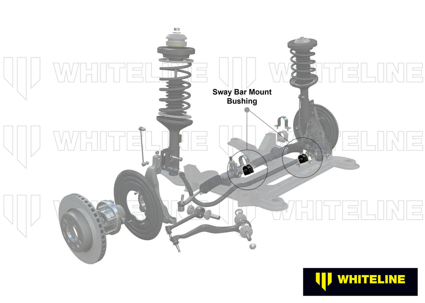 Whiteline Front Sway Bar Mount - Bushing Kit 26mm to Suit Holden Commodore VE, VF and HSV | W23800