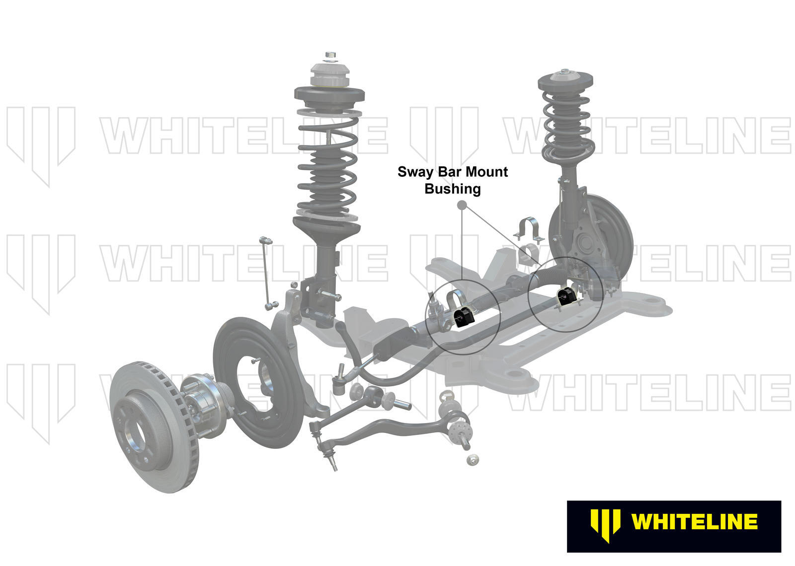Whiteline Front Sway Bar Mount - Bushing Kit 26mm to Suit Holden Commodore VE, VF and HSV | W23800