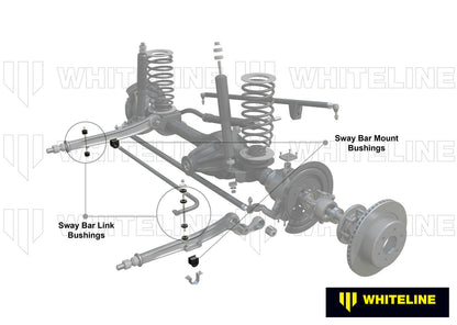 Whiteline Front Sway Bar Mount and Link - Bushing Kit 31mm to Suit Toyota Land Cruiser 76, 78 and 79