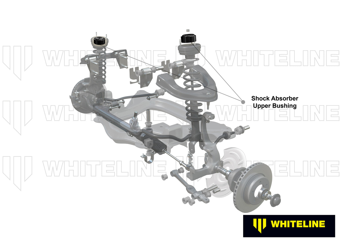 Whiteline Front Shock Absorber - Upper Bushing Kit to Suit Ford Falcon/Fairlane EF, EL | W31783