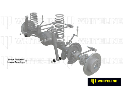 Whiteline Rear Shock Absorber - Lower Bushing Kit to Suit Nissan Patrol GQ and Ford Maverick DA | W3