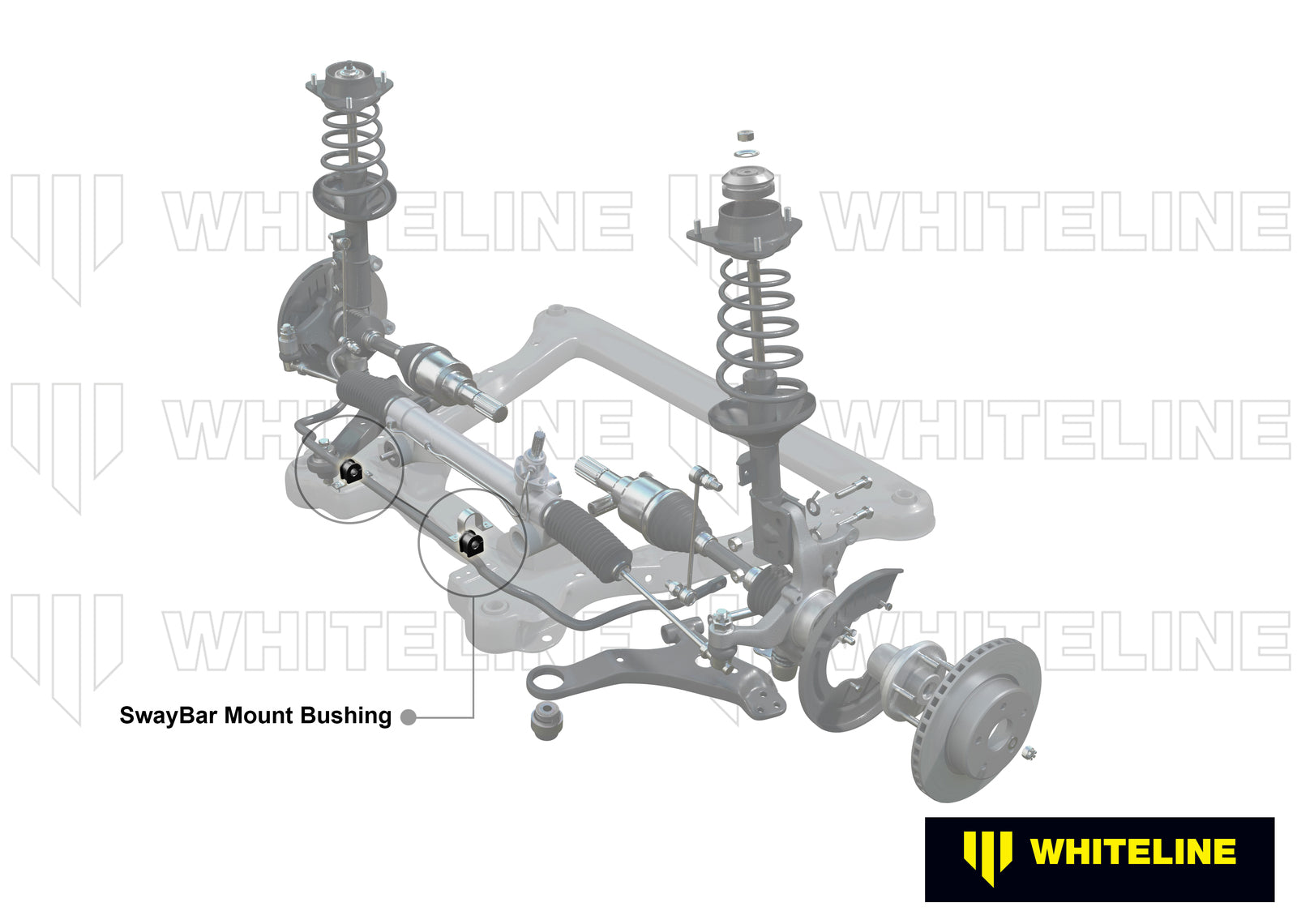 Whiteline Front Sway Bar Mount - Bushing Kit 21mm to Suit Suzuki Swift EZ | W33242