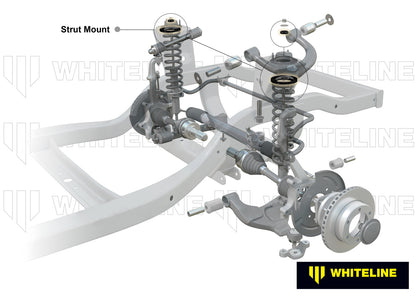 Whiteline Front Strut Mount - Bushing Kit to Suit Toyota FJ Cruiser, HiLux, Prado and Foton Tunland