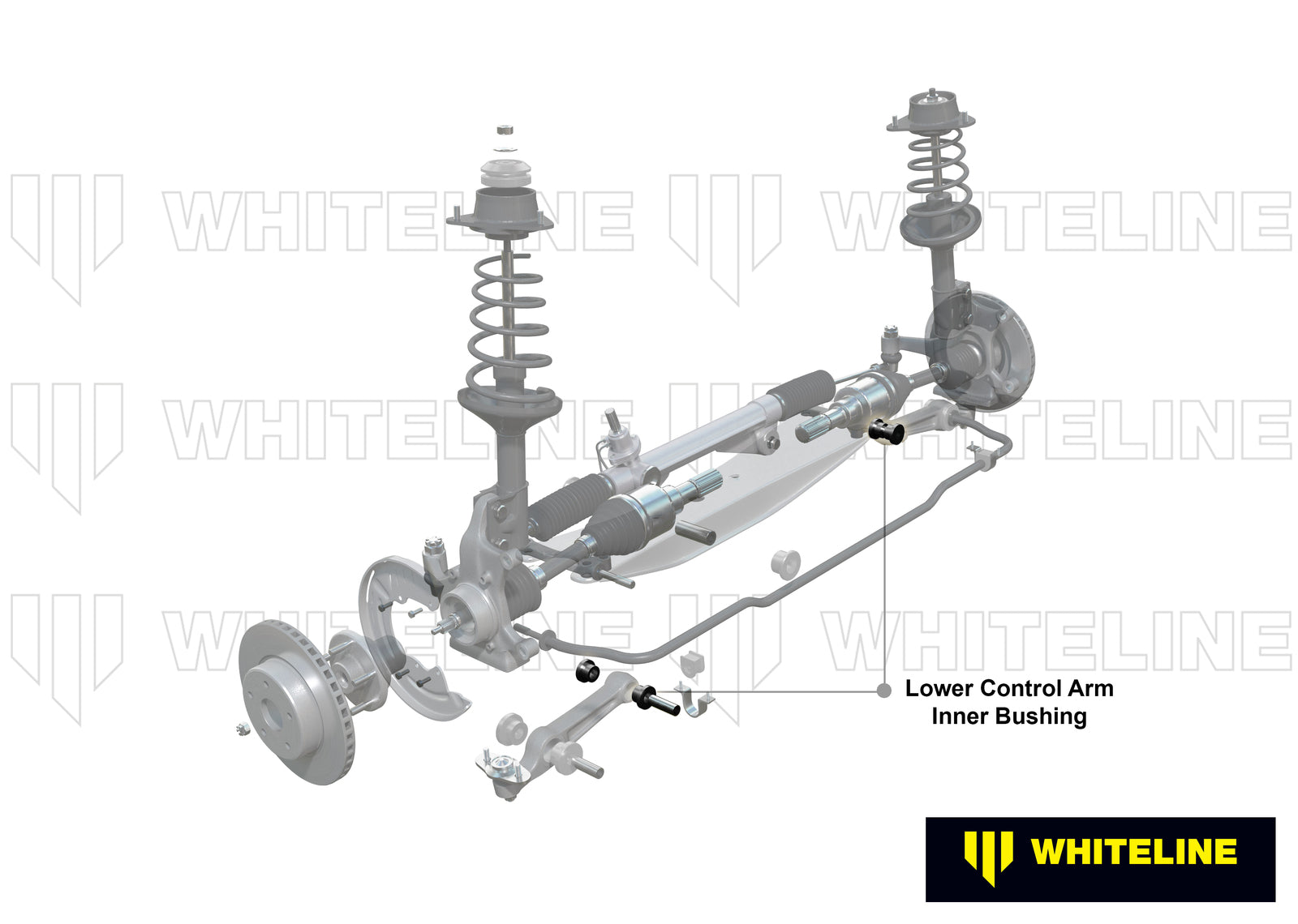 Whiteline Front Control Arm Lower - Inner Bushing Kit to Suit Holden Apollo and Toyota Camry | W5117