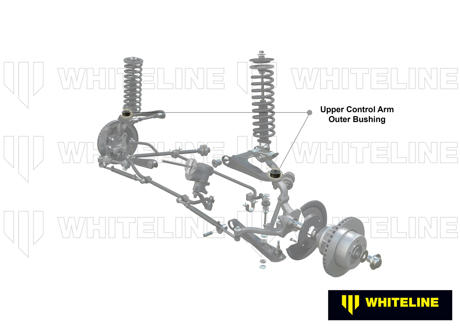 Whiteline Front Control Arm Upper - Outer Bushing Kit to Suit Morris Minor 1000 | W51525