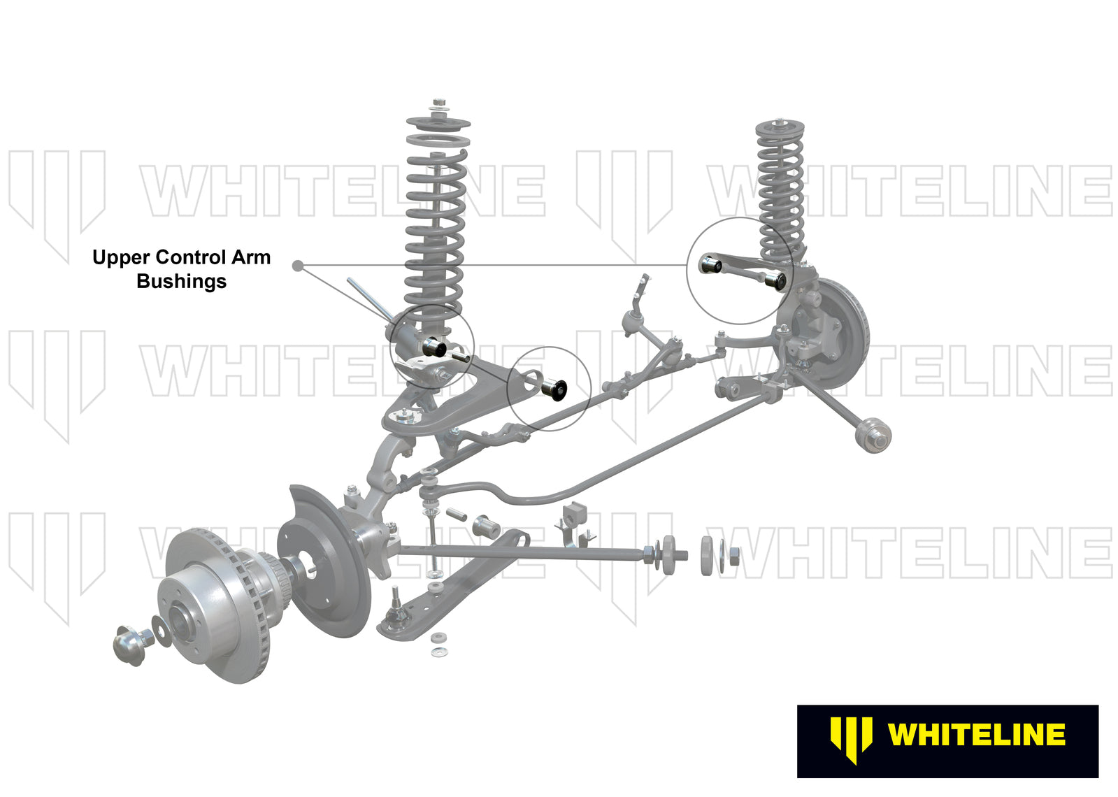 Whiteline Front Control Arm Upper - Bushing Kit to Suit Ford Falcon XK-XP | W51977