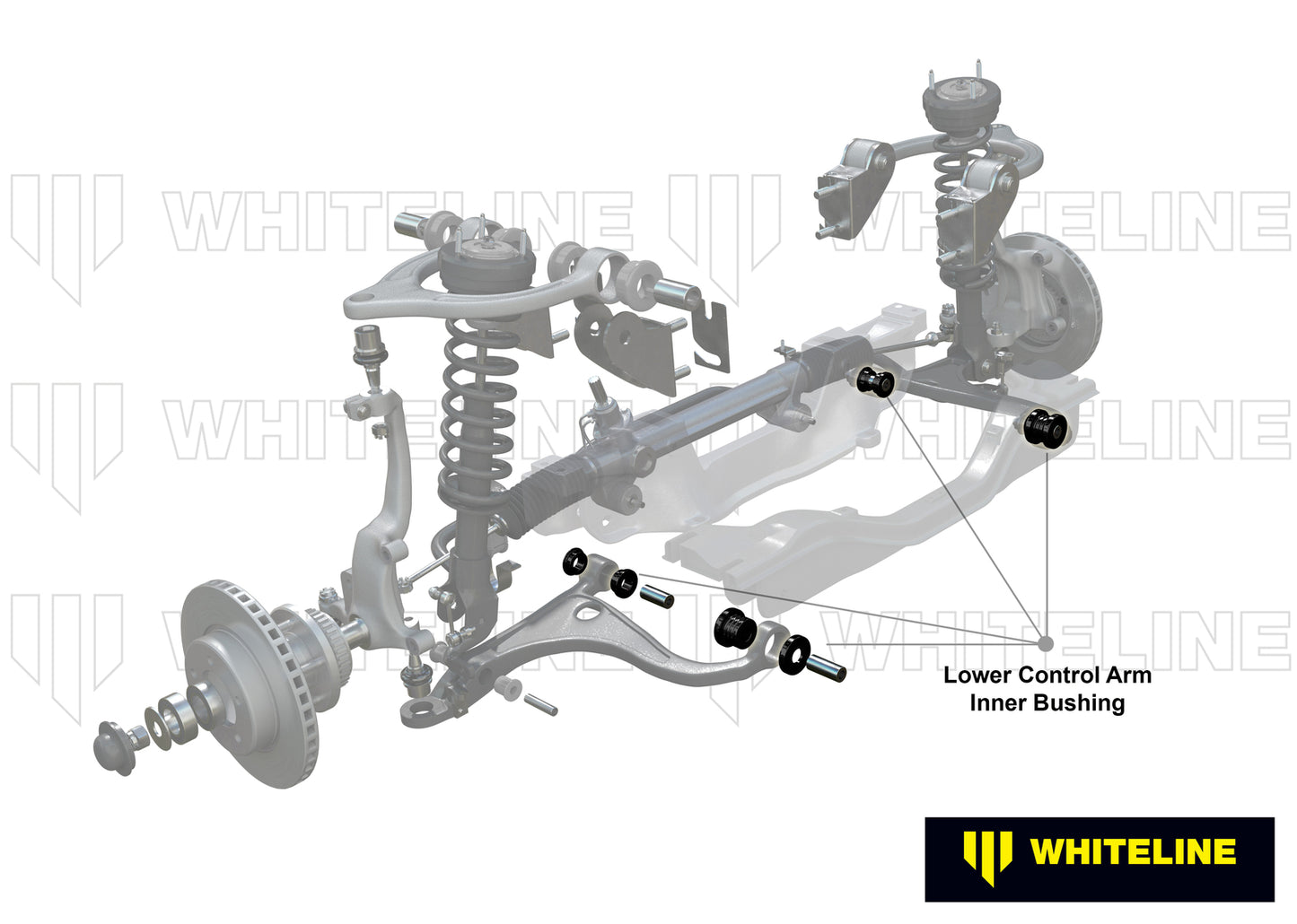 Whiteline Front Control Arm Lower - Inner Bushing Kit to Suit Toyota Supra MA70, 71 | W52099