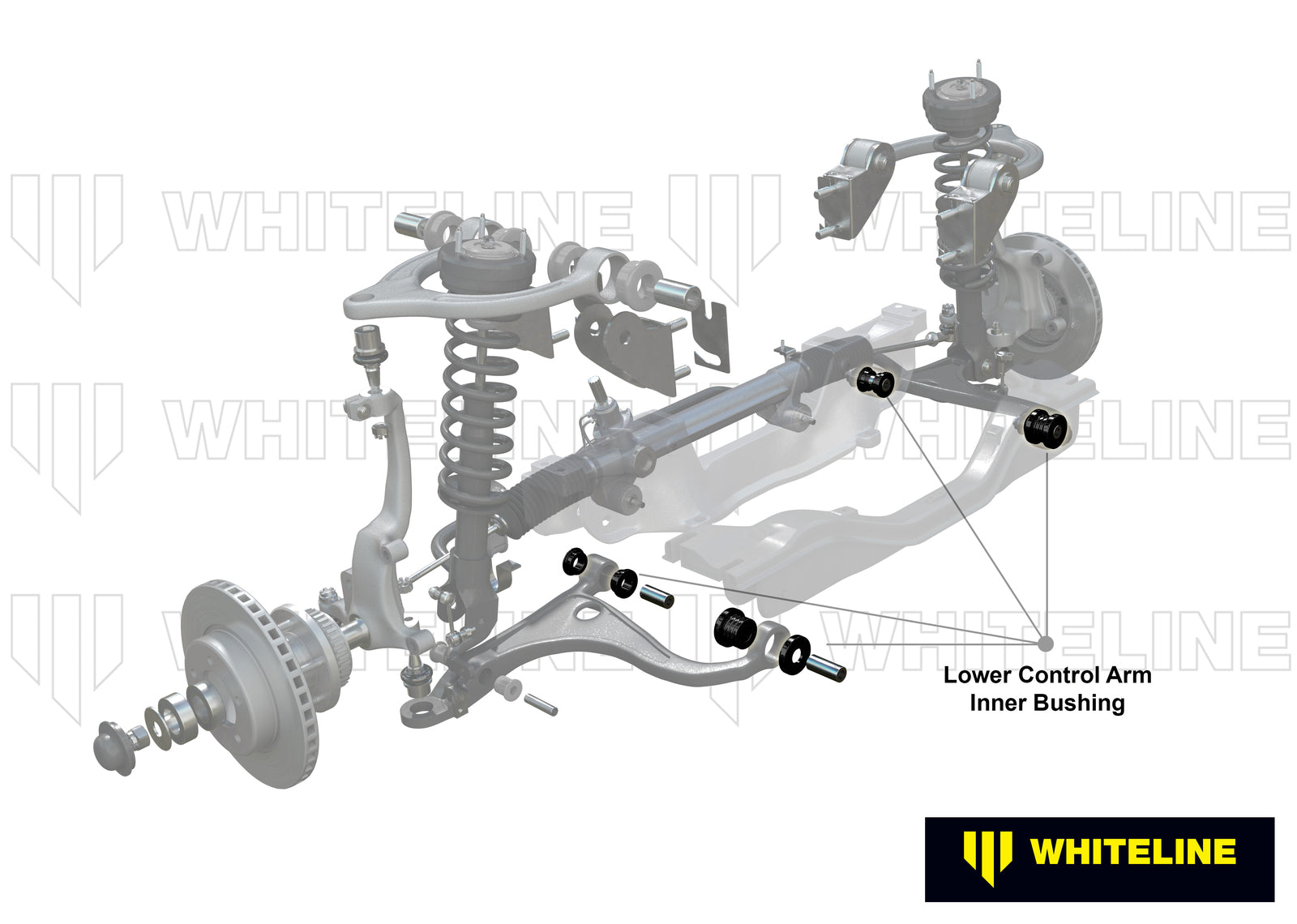 Whiteline Front Control Arm Lower - Inner Bushing Kit to Suit Toyota Supra MA70, 71 | W52099