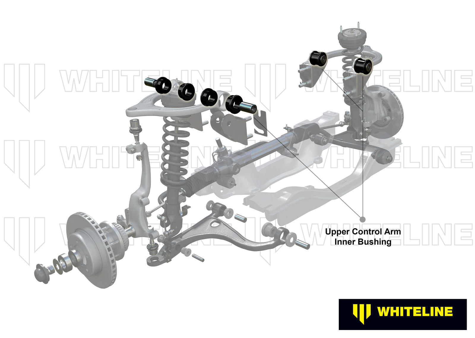 Whiteline Front Control Arm Upper - Bushing Kit to Suit Honda Civic VI Gen and CR-V RD1-RD3 | W52482