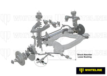 Whiteline Front Shock Absorber - To Control Arm Bushing Kit to Suit Nissan 350Z Z33 and Skyline V35