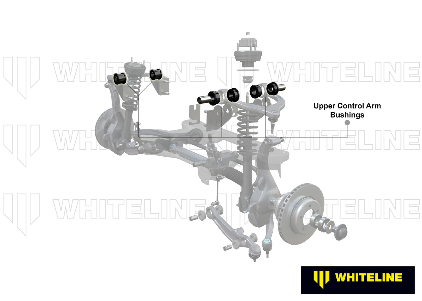 Whiteline Front Control Arm Upper - Bushing Kit to Suit Mazda6 GG, GY | W53397