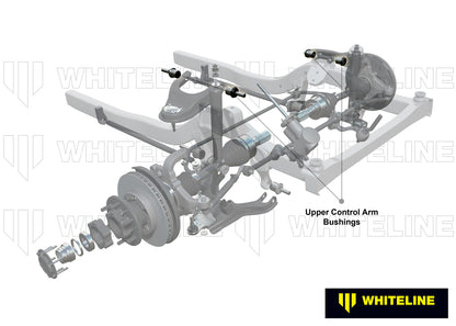 Whiteline Front Control Arm Upper - Bushing Kit Double Offset to Suit Iveco Daily 35S 4th Gen | W534
