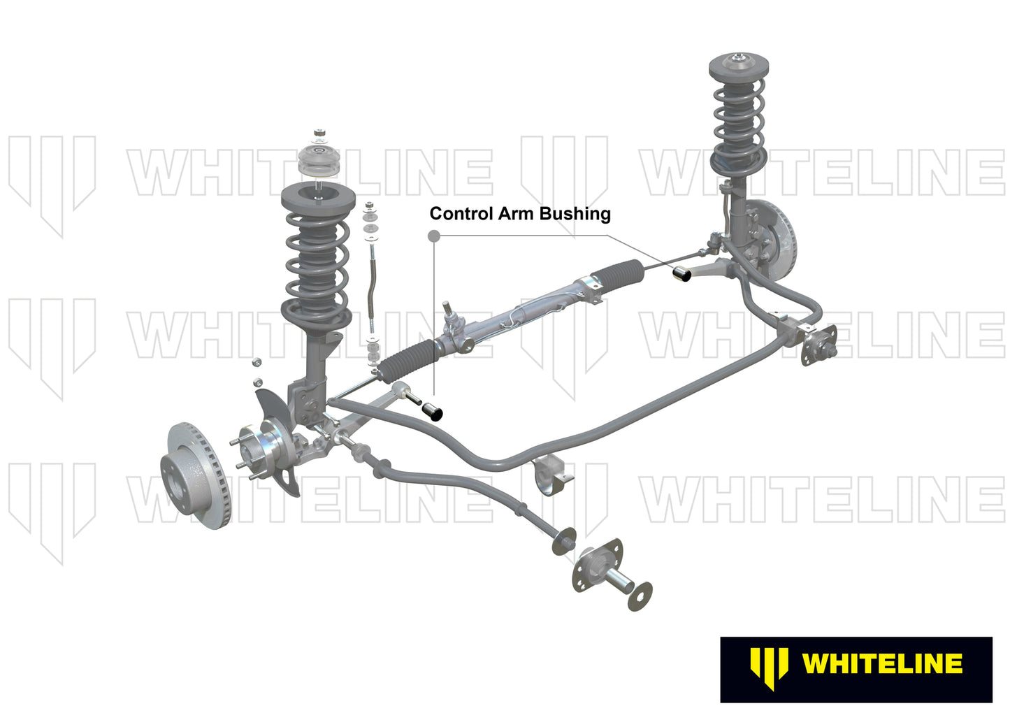 Whiteline Front Control Arm Lower - Inner Bushing Kit to Suit MG MGA, MGB | W53459