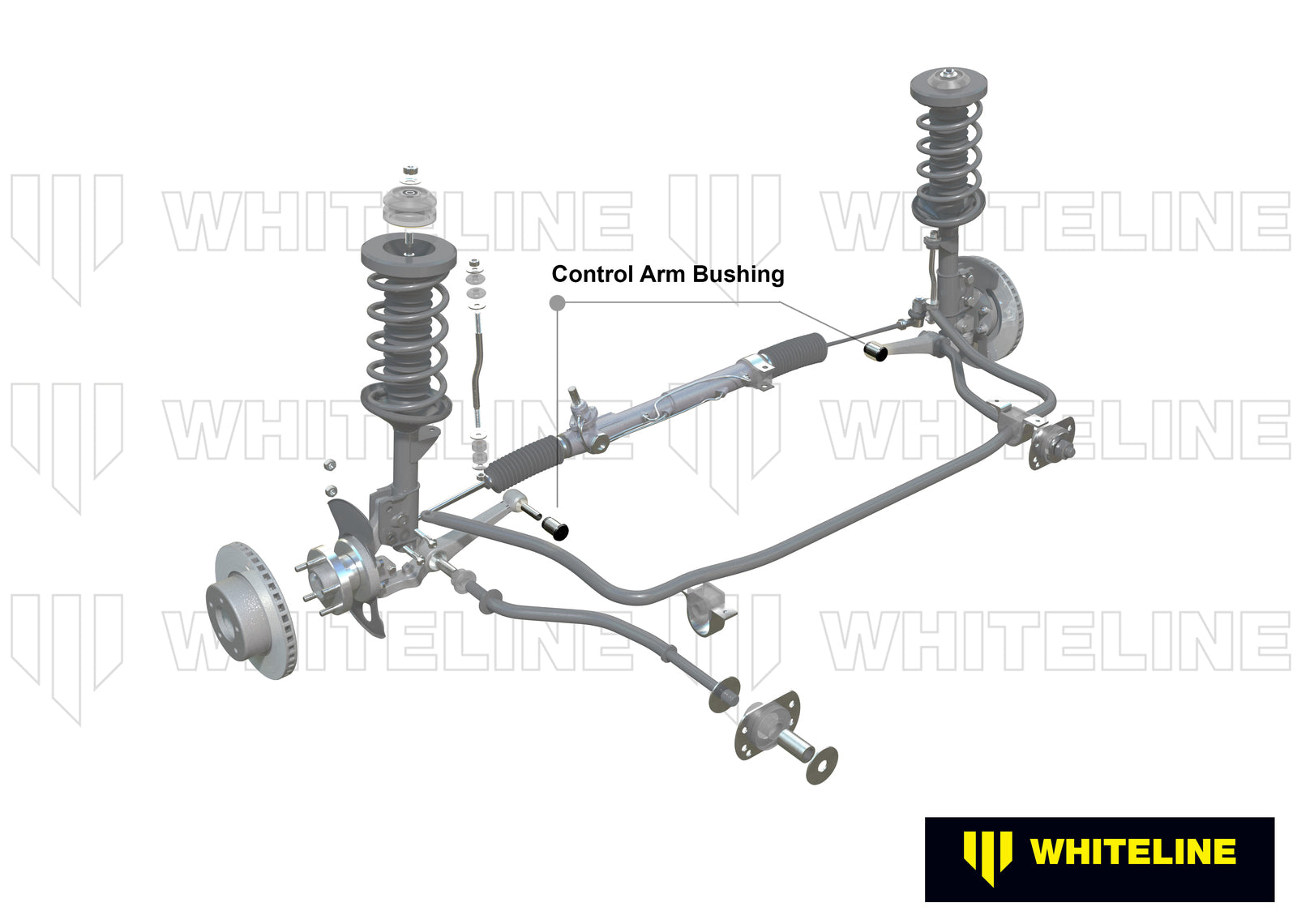 Whiteline Front Control Arm Lower - Inner Bushing Kit to Suit MG MGA, MGB | W53459