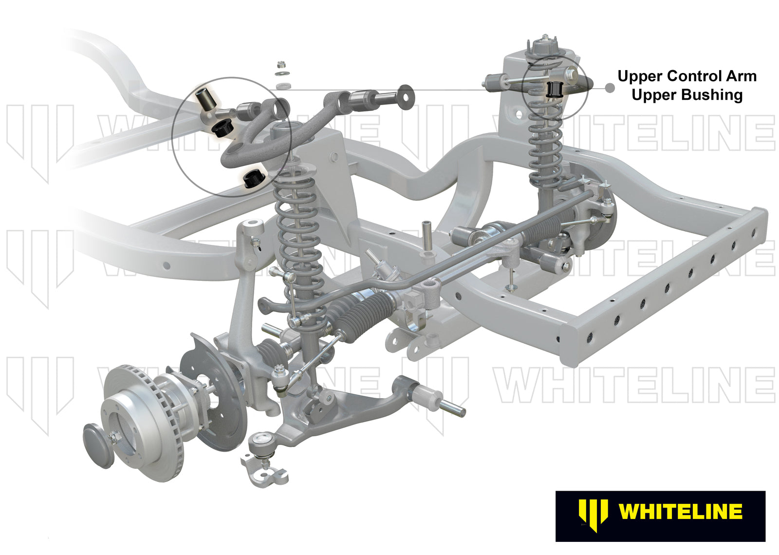 Whiteline Front Control Arm - Bushing Kit to Suit MG MGA, MGB | W53460