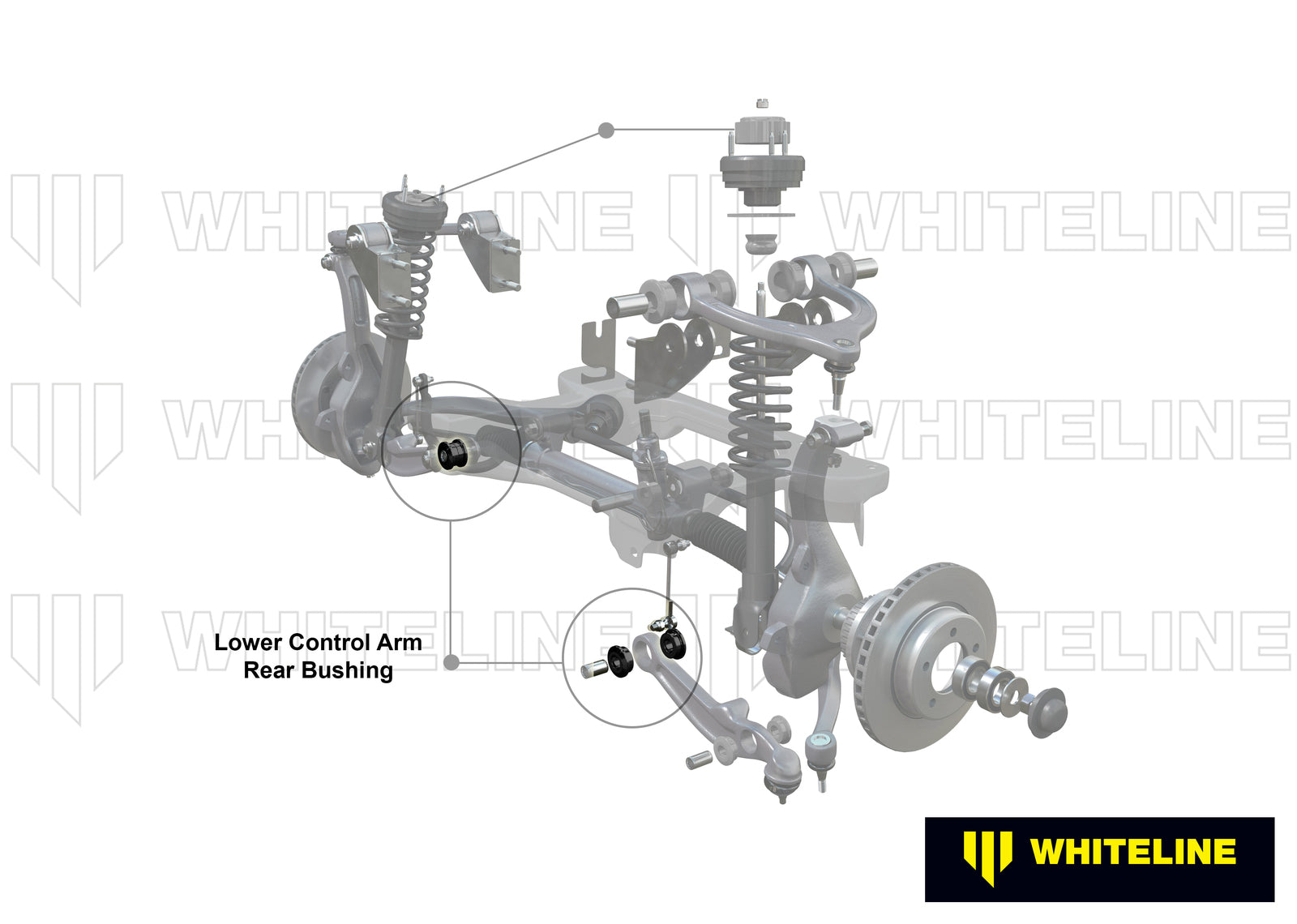 Whiteline Front Control Arm Lower - Bushing Kit to Suit Ford Territory SX-SZ and FPV | W53476