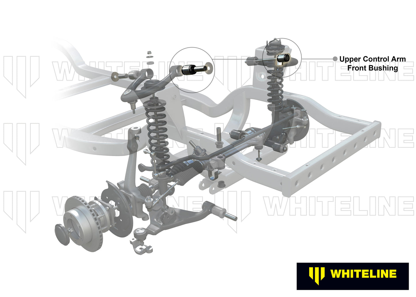 Whiteline Front Control Arm Upper - Inner Front Bushing Kit to Suit Holden Gemini TX, TC, TD, TE, TF