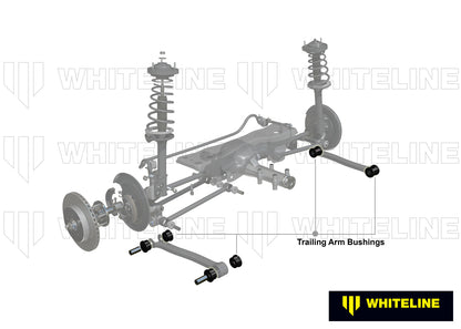 Whiteline Rear Trailing Arm - Bushing Kit to Suit Daihatsu Applause A101 and harade G100, G102 | W61