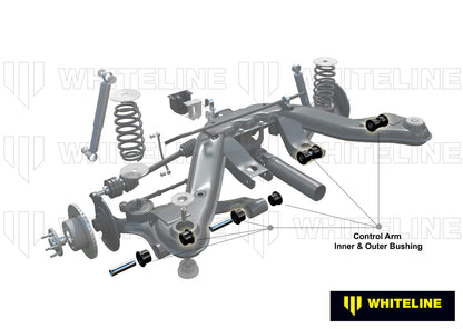 Whiteline Rear Control Arm - Bushing Kit to Suit Nissan 180B, 200B, 240K, 280ZX and Bluebird | W6161