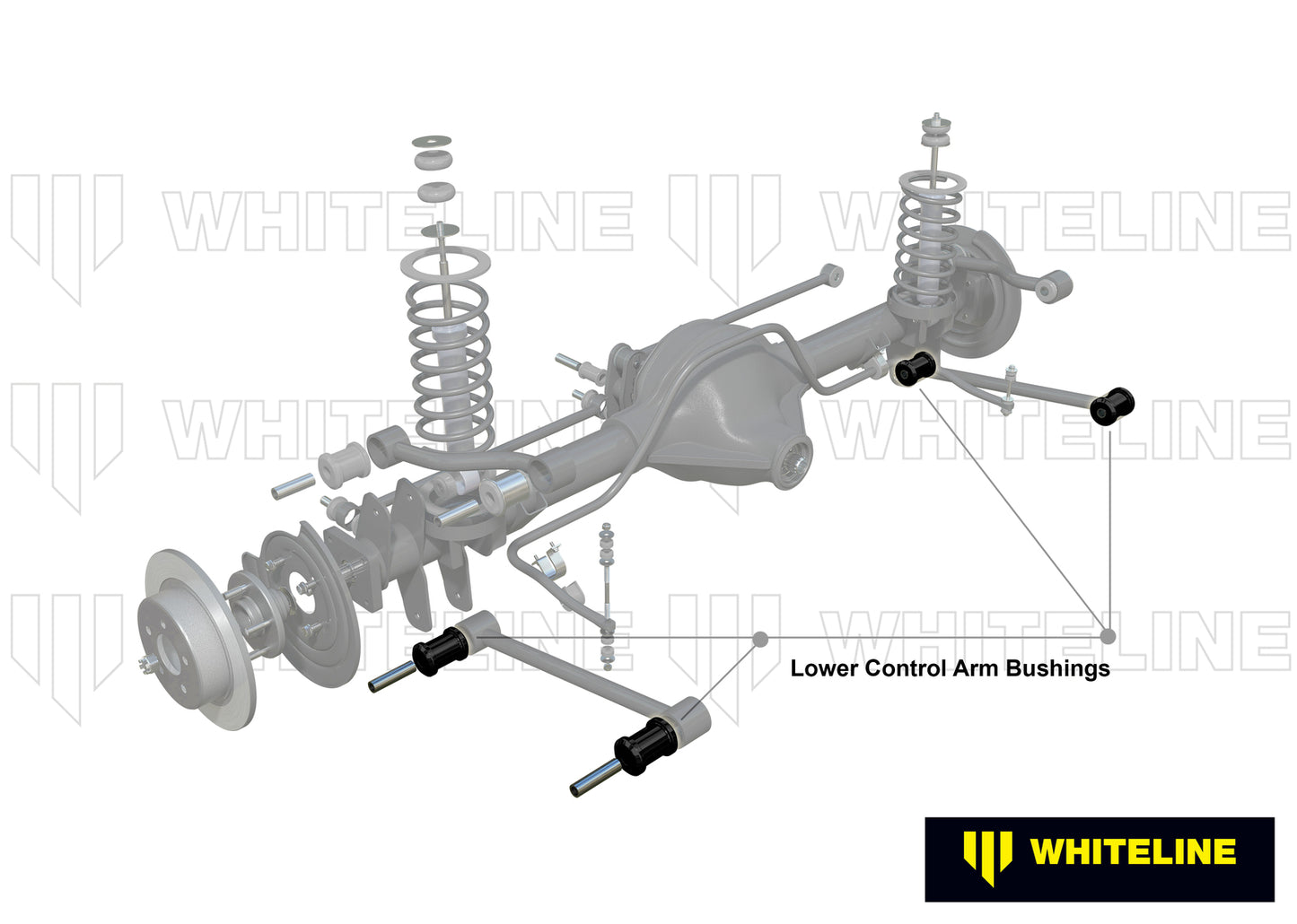 Whiteline Rear Trailing Arm - Bushing Kit to Suit Ford Falcon/Fairlane XE-EB | W61786