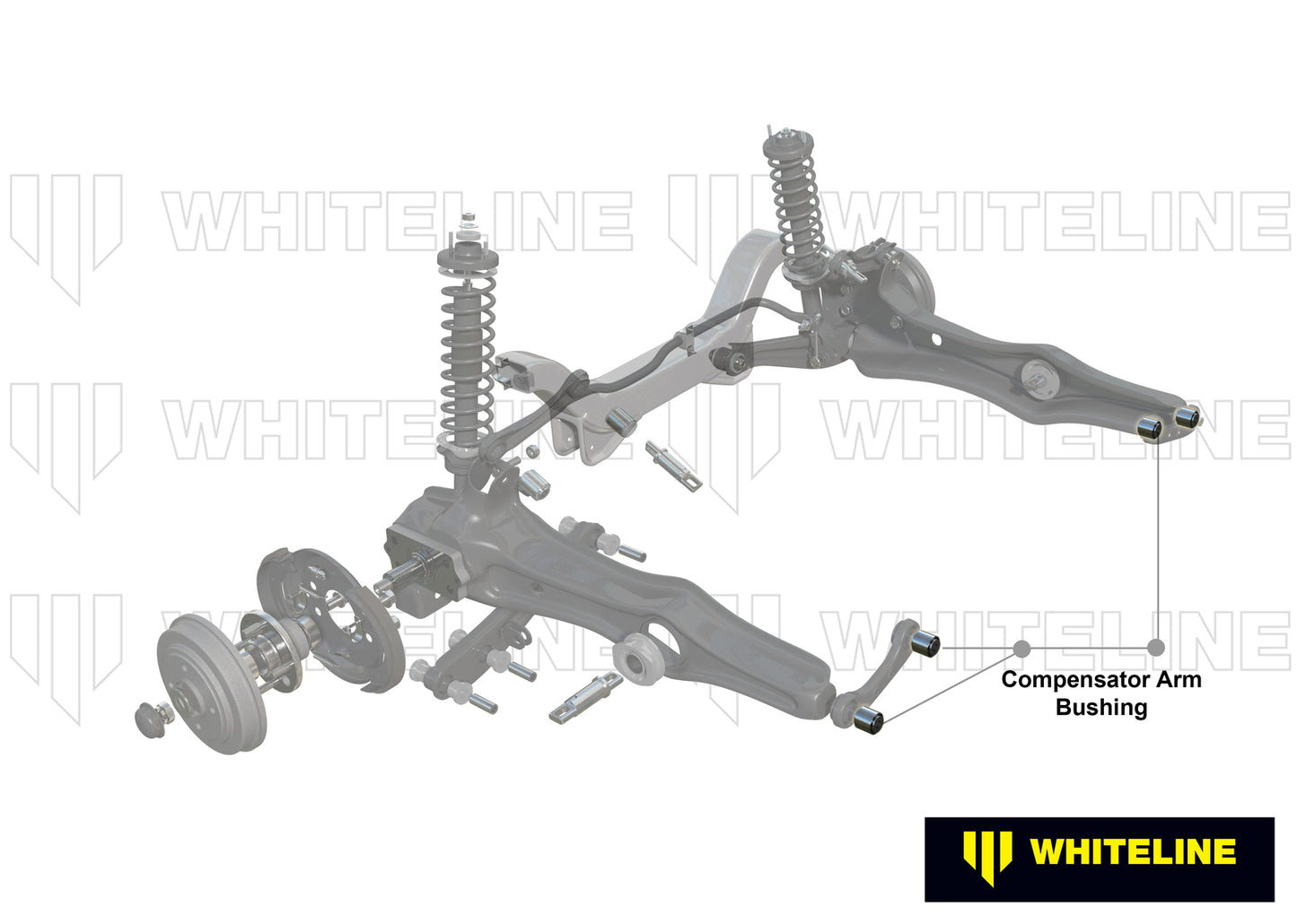Whiteline Rear Control Arm Lower Front - Bushing Kit to Suit Honda Civic, CR-X and Integra | W62215