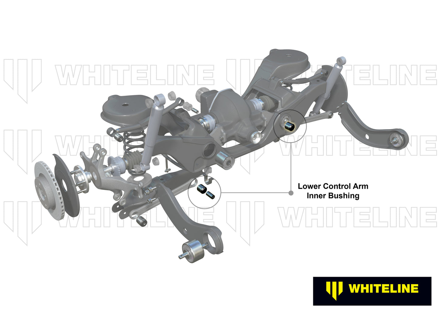 Whiteline Rear Control Arm - Bushing Kit to Suit Ford Falcon/Fairlane BA-FGX, Territory SX-SZ and FP