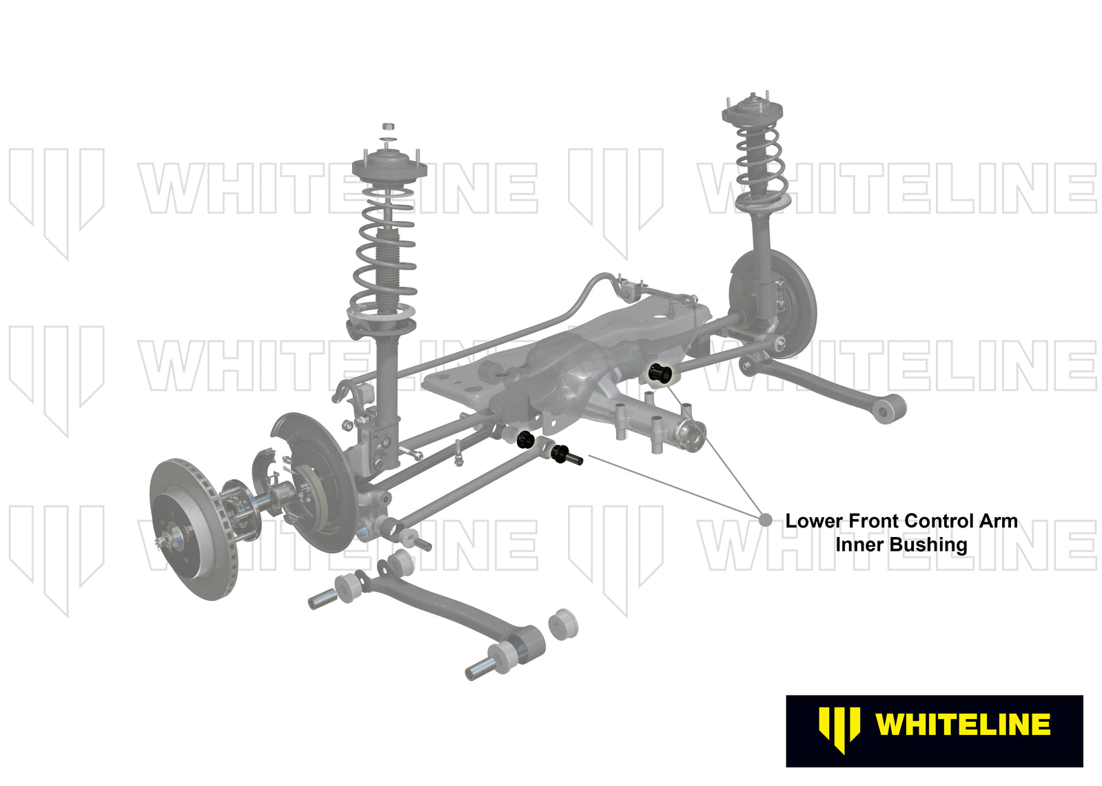 Whiteline Rear Control Arm Lower - Inner Rear Bushing Kit to Suit Toyota Corola AE90 | W62914