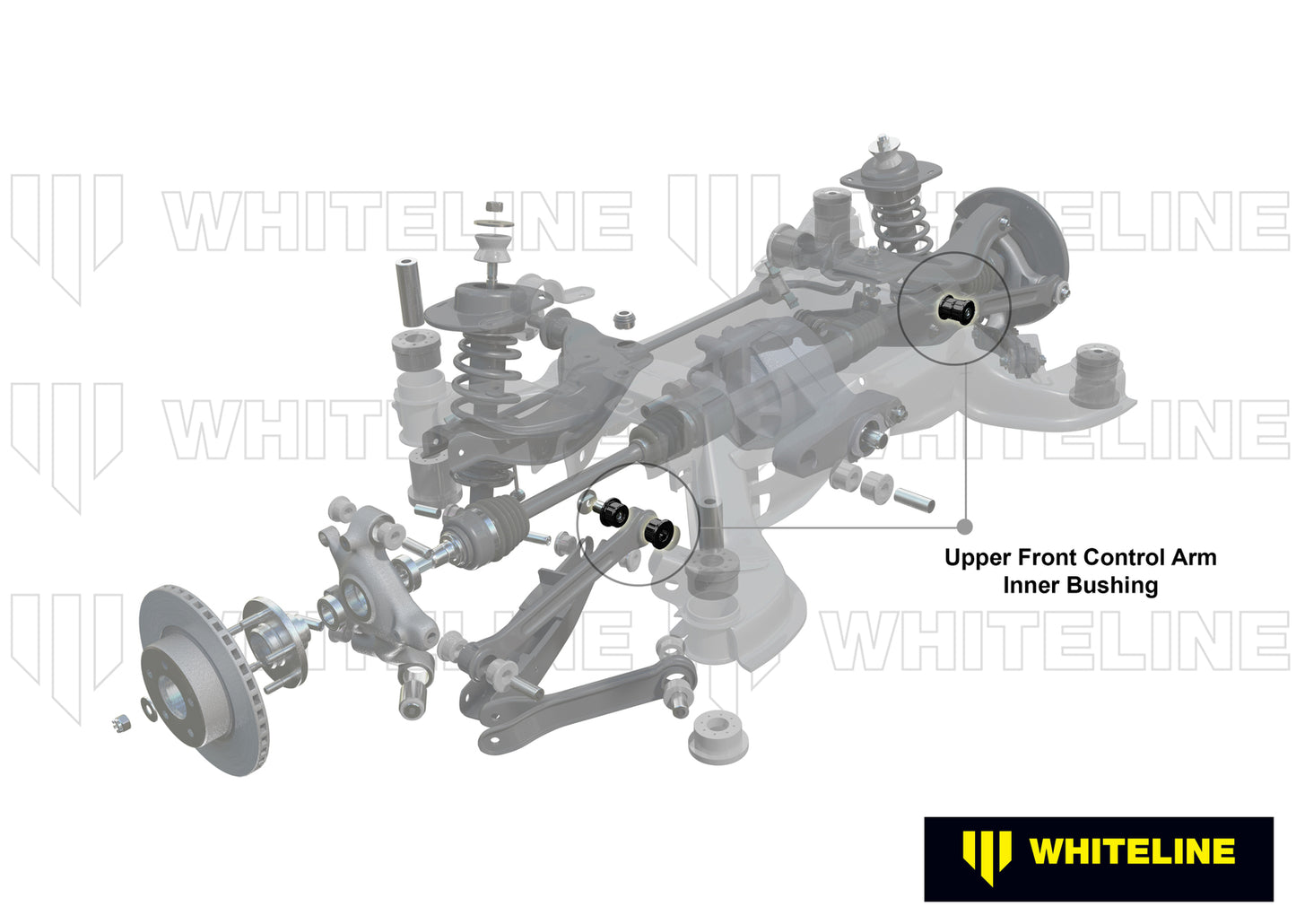 Whiteline Rear Control Arm Upper Front - Inner Washer Kit to Suit Holden Commodore VE and HSV | W631