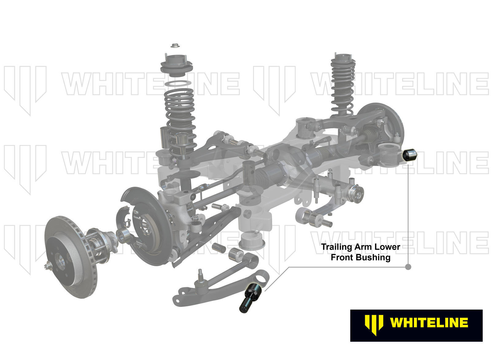 Whiteline Rear Trailing Arm Lower - Front Bushing Kit t Suit Subaru Liberty and Outback | W63398