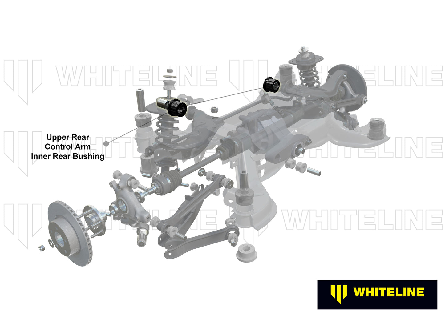 Whiteline Rear Control Arm Upper Rear - Bushing Kit to Suit Land Rover Discovery and Range Rover Spo