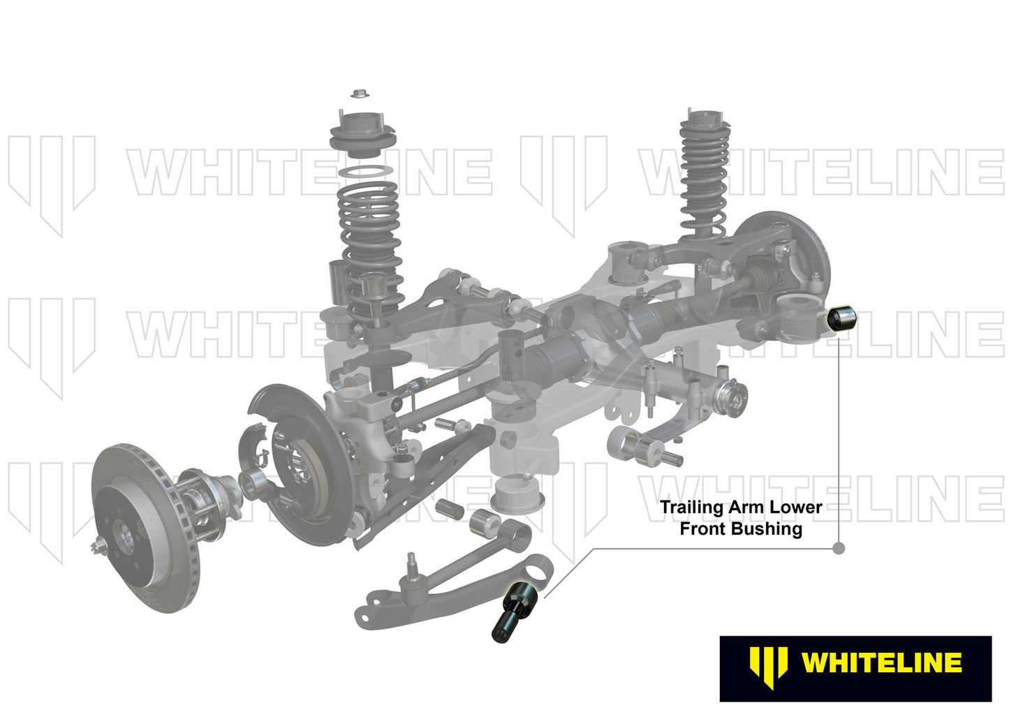 Whiteline Rear Trailing Arm Lower - Front Bushing Kit to Suit Toyota Rav 4 SXA10, 11, 16 | W63547